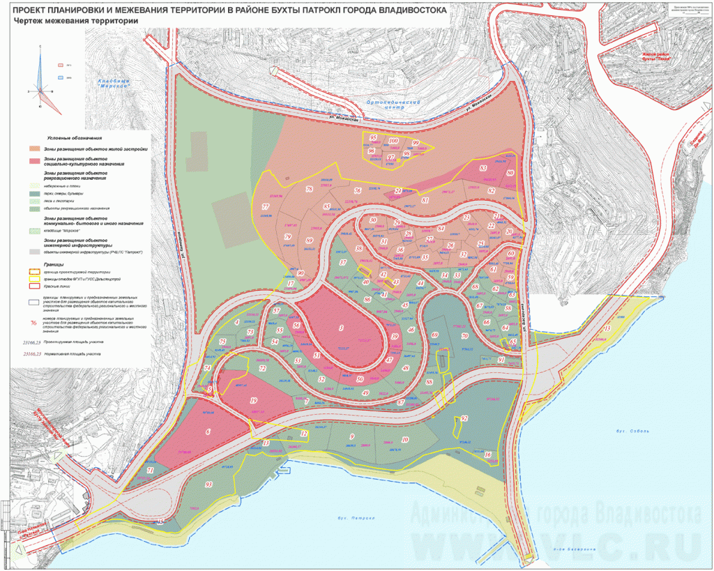 План застройки патрокла владивосток